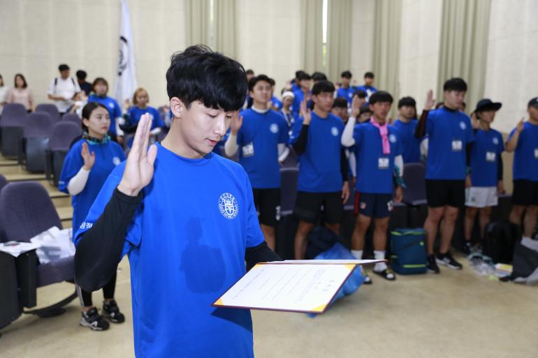 군산대 학생들 4박5일 국토대장정에 올라