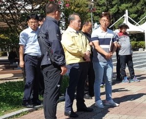 이승복 군산시 부시장, 2018 전국체전 막바지 현장점검