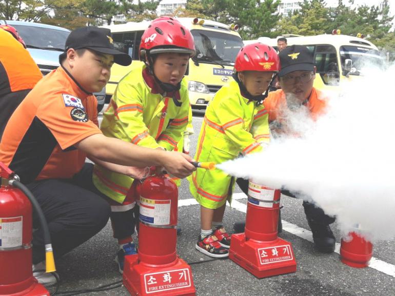 군산소방서 어린이 소방 안전교육