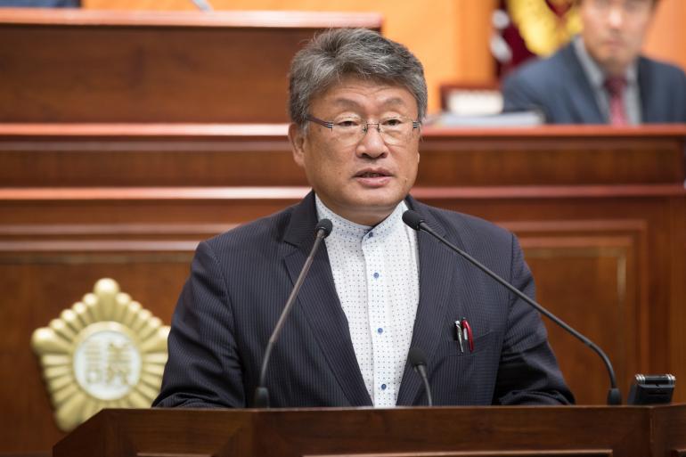 배형원 의원 5분 발언, 군산시 창조적 행정 구현 촉구