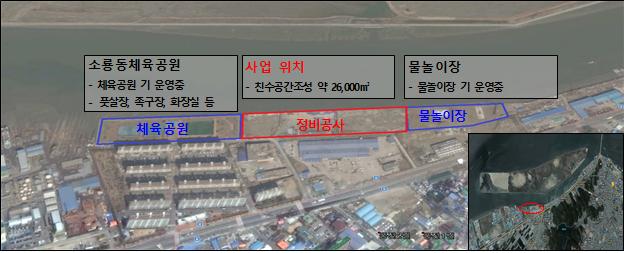 군산내항 호안 배후부지 내 친수시설 완공