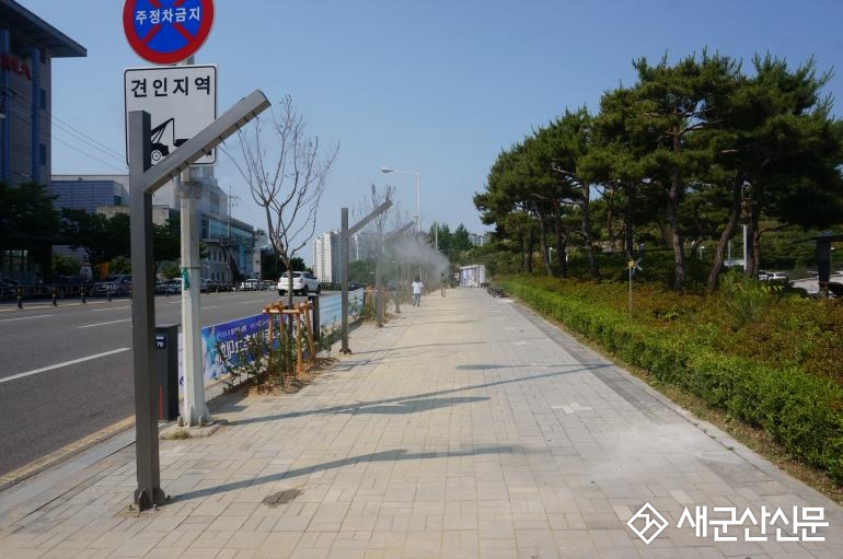 여름철 무더위 쿨링포그로 식힌다