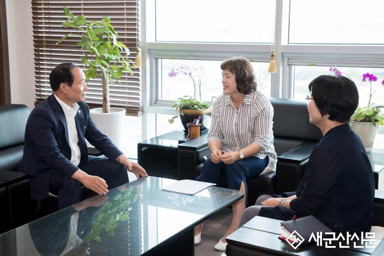 군산시의회 새만금개발청 방문