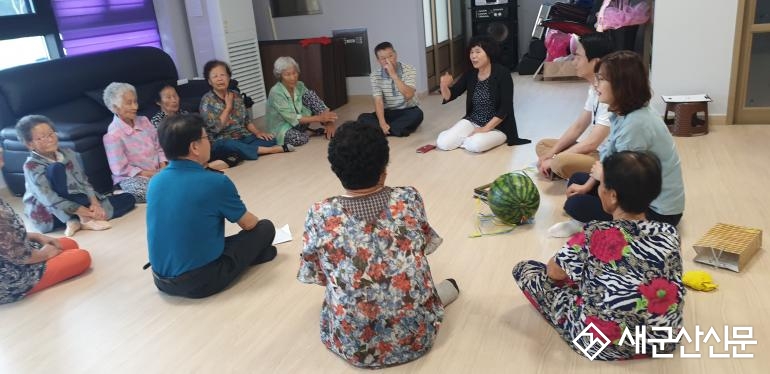 신임 이재희 개정동장, 경로당 방문 부임인사