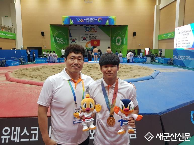 호원대 씨름부 황성하 선수, 금메달 획득