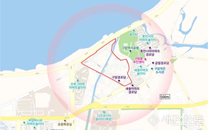 장둑·외산마을, 새뜰마을사업 선정