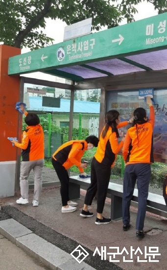군산여성의용소방대, 소룡동 방역활동 