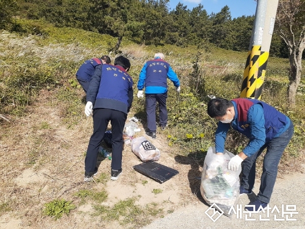 시 재향군인회, 고군산군도 환경정화 봉사