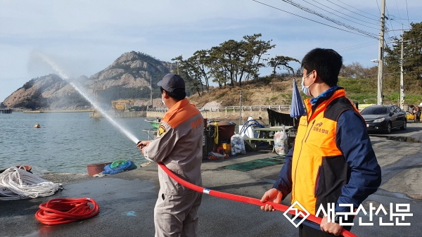 군산소방서, 의용소방대 화재진화차량 특별교육
