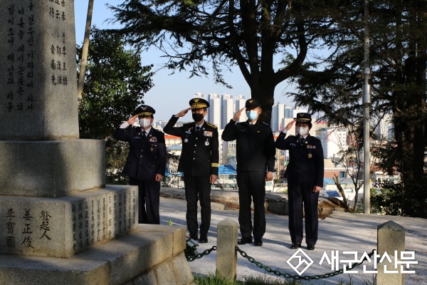 김승룡 소방본부장, 군산소방서 격려방문