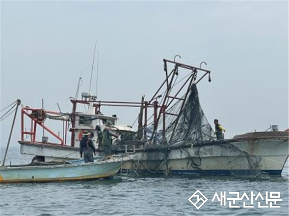 해상 불법어구 행정대집행