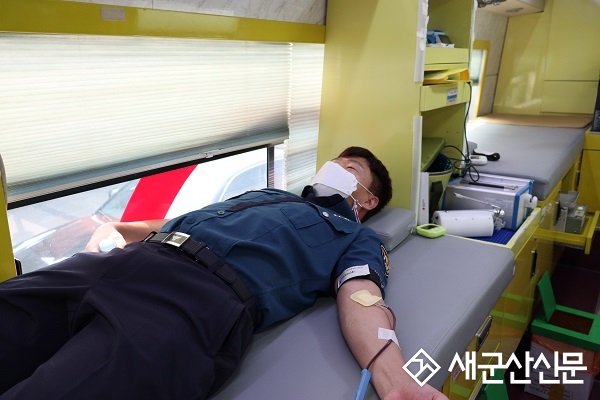 군산경찰서, 사랑 나눔 헌혈행사