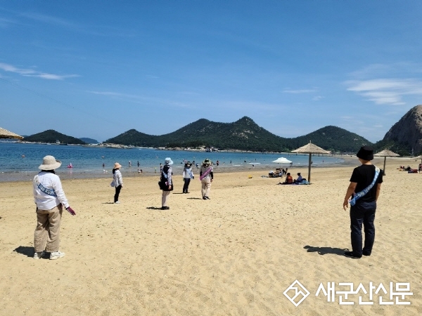 주요 관광지 내 거리두기 캠페인