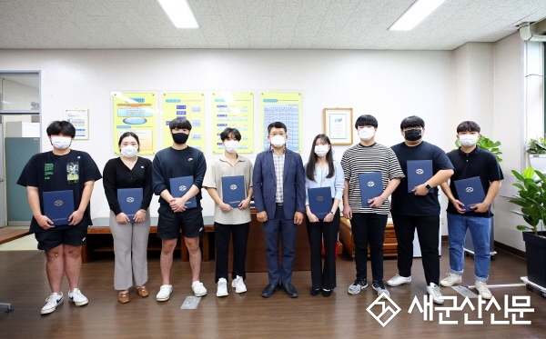 군산대, 군산시 수협 수산장학생 장학금 지급