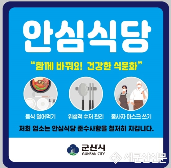 안심식당 지정 희망업소 모집
