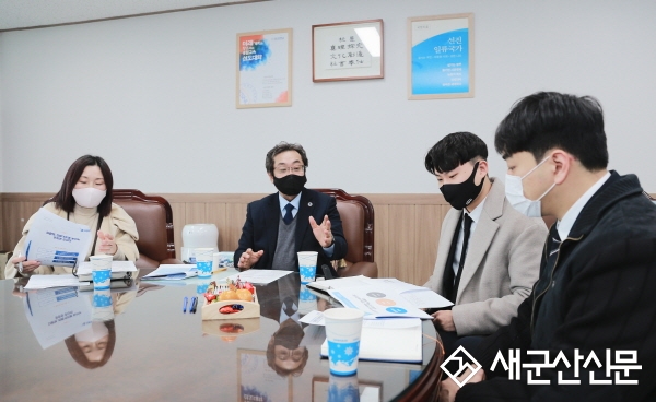 이장호 군산대 총장 임용후보자, 학생 간담회 개최