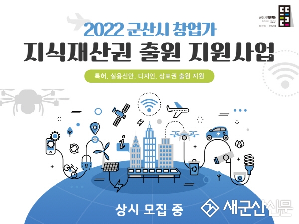 군산시 지식재산권 출원 지원사업 참여자 모집