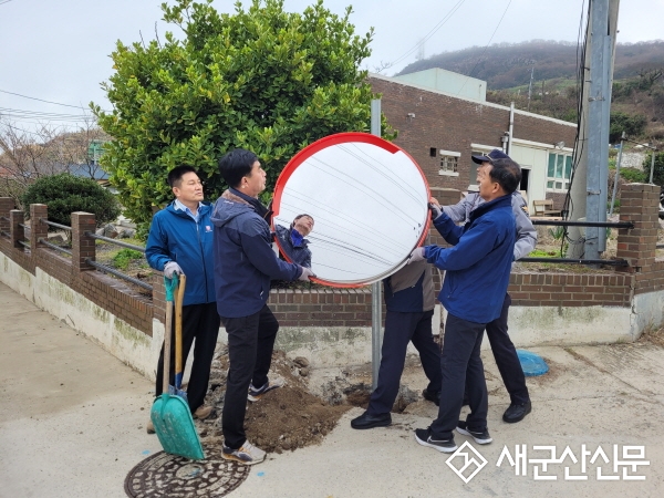 군산경찰서, 선제적 범죄예방 진단 어청도 환경개선