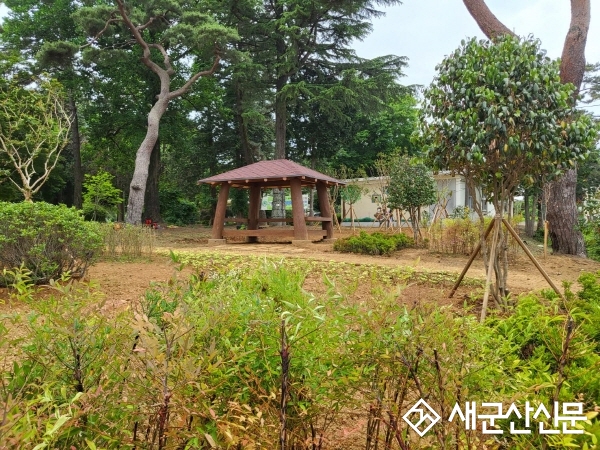 임피중 등 4개 학교 명상 숲 조성