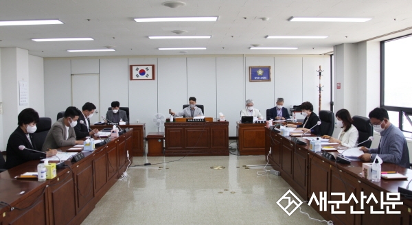 군산시의회, 2022년 의회일정 확정