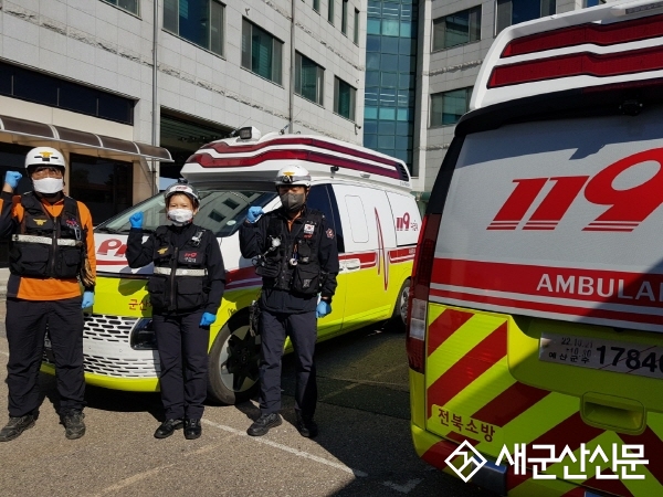 군산소방서, 응급의료 사각지역 신규구급차 배치
