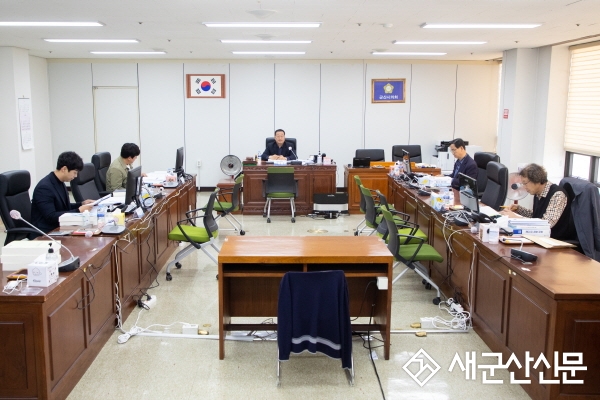 시의회, 2022회계연도 군산시 결산검사 돌입