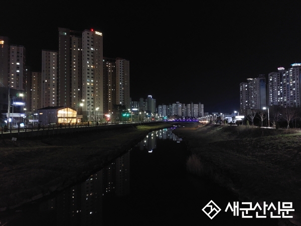 경포천 서래숲길 야간경관 조성