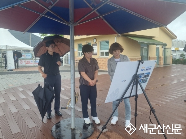 김미정 부시장, 야외수영장‧파크골프장 방문