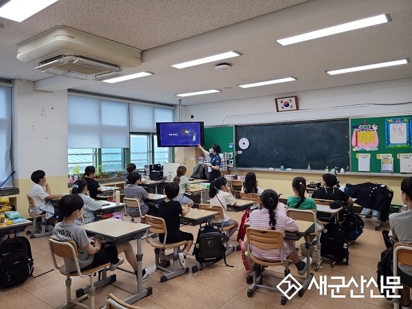 소룡초, 찾아가는 경찰학교 수업 '호응'