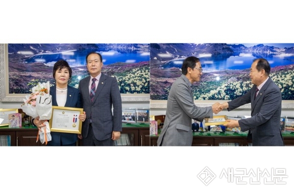 김영자‧서동수 시의원, 지방의정봉사상 수상