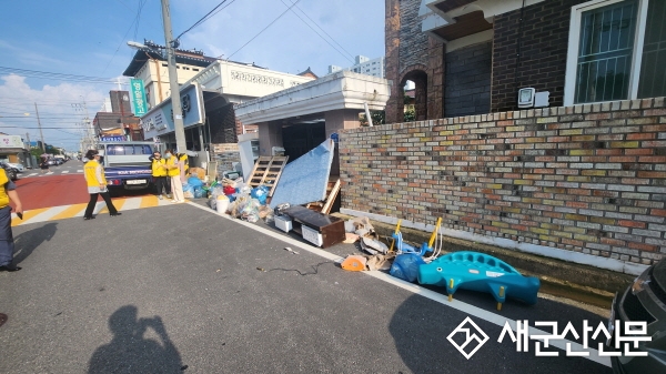 나누리 봉사대, 수해 복구 봉사
