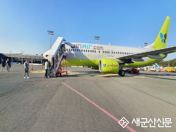군산공항, 활주로 공사 완료 ‘운항 재개’