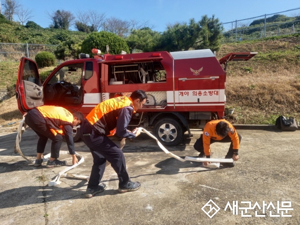 군산소방서, 도서지역 화재진화차 운용능력 강화