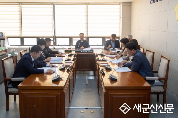 시의회, 의회사무국 소관 행정사무감사