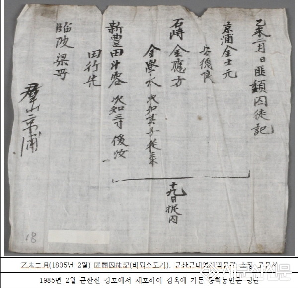 군산의 동학농민혁명 재조명 세미나