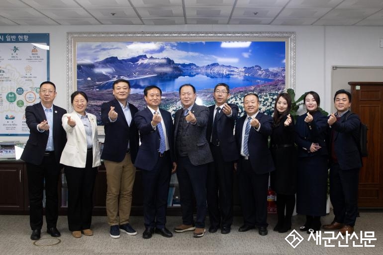 중국 연태시 부주임 일행, 군산시의회 방문
