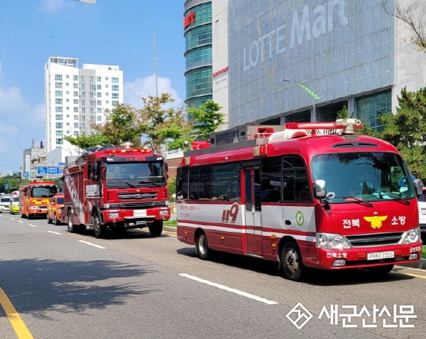 군산소방서, 긴급 차량 우선 신호시스템 본격 운영
