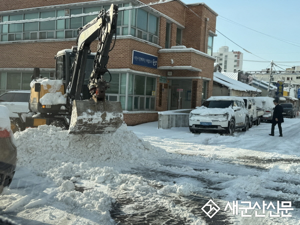 (포토뉴스) ‘대설경보’ 발효된 군산