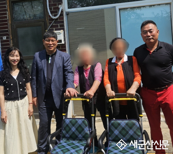 군산시 흥남동지역사회보장협의체,  ‘취약계층 어르신 보행보조기 지원사업’추진