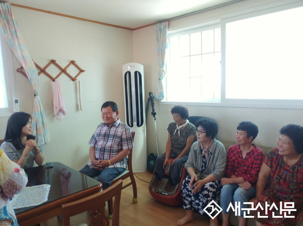 군산시 옥서면, 무더위쉼터 현장 방문 점검