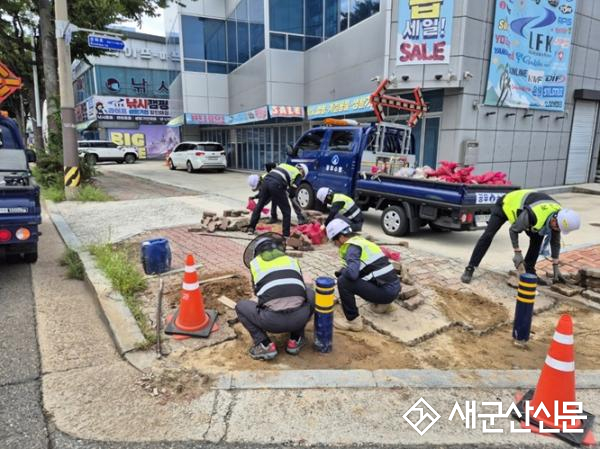군산시, 추석맞이 도로 일제 정비 추진