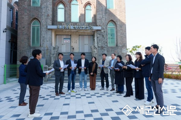 시의회 행복위,  3.1운동 역사영상관·해신동 도시재생 현장 점검