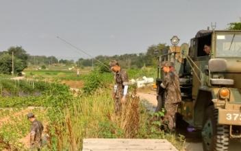 군산시·38전대, 농작물 폭염 대응 총력