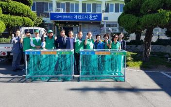 회현면 새마을협의회, 마을 재활용 분리수거함 설치