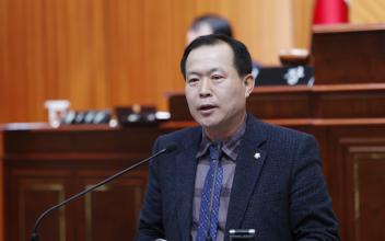 김영일 시의원, 친환경급식과 서군산체육센터 문제 제기