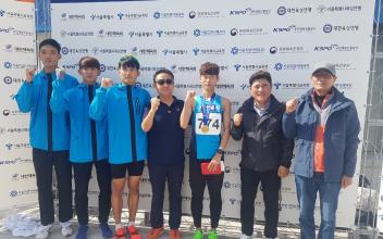 군산시청 도현국 선수, 제100회 전국체전 육상 1위