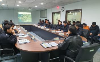 문화집회시설 재난대비 긴급구조 도상훈련
