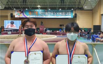 호원대 씨름부, 학산배 전국장사씨름대회 메달 획득
