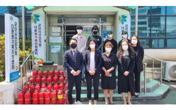 호원대, 다문화가정을 위한 화재 예방 봉사
