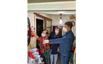 삼학동, 화재 취약계층 ‘투척용 소화기 지원사업’